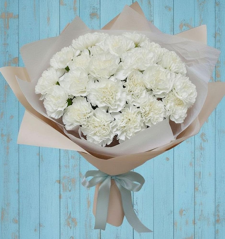 Букет цветов из: Гвоздики в Александрийской Ставропольского края