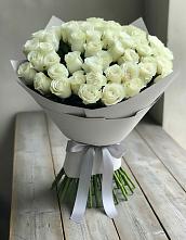 Букет 35 Белых роз в Александрийской Ставропольского края