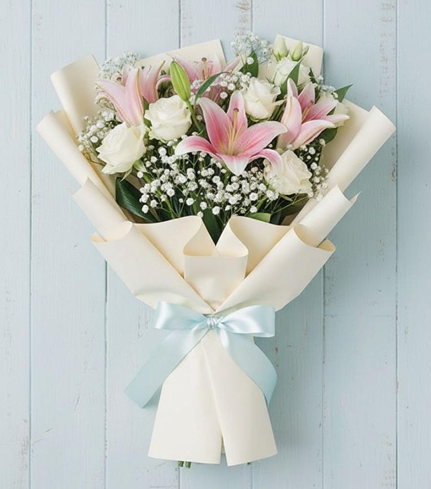 Букет цветов из: Лилии в Александрийской Ставропольского края