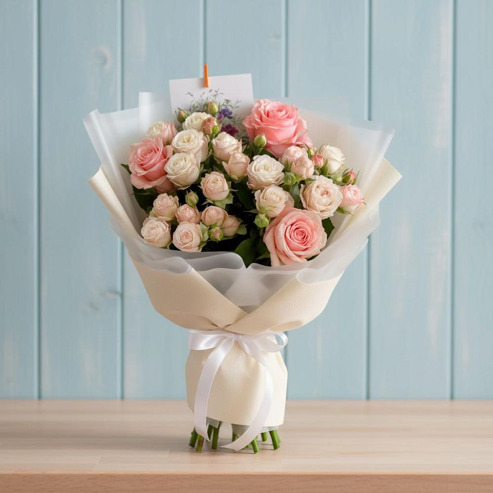 Букет цветов из: Розы в Александрийской Ставропольского края