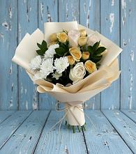 Букет цветов из:  Розы и Хризантемы в Александрийской Ставропольского края