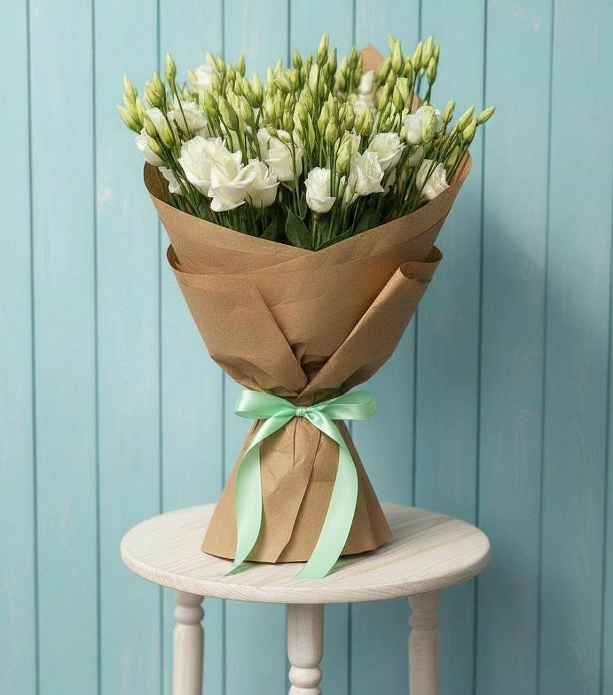 Букет цветов из: Лизиантусы в Александрийской Ставропольского края