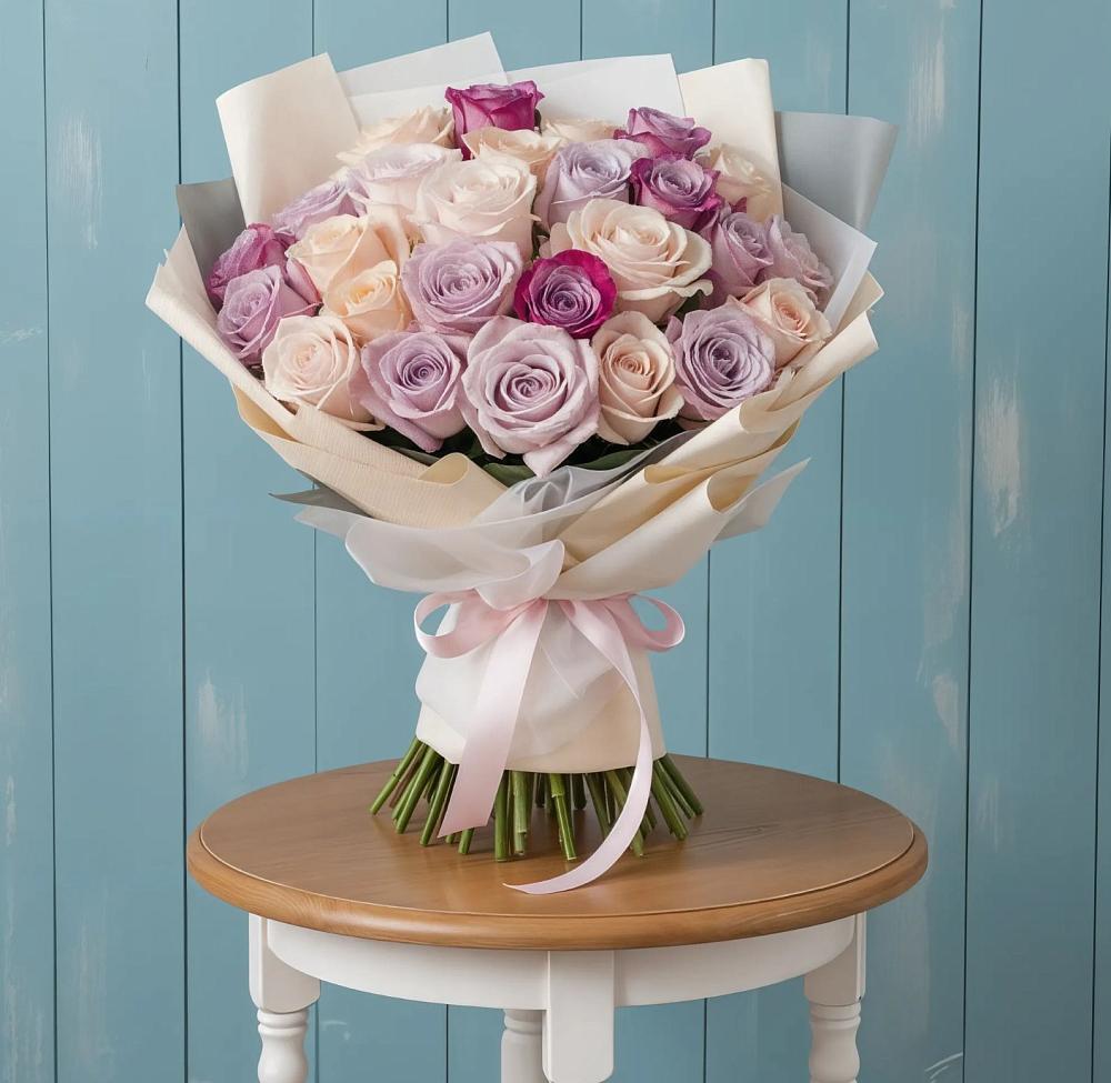 Букет цветов из: Розы в Александрийской Ставропольского края