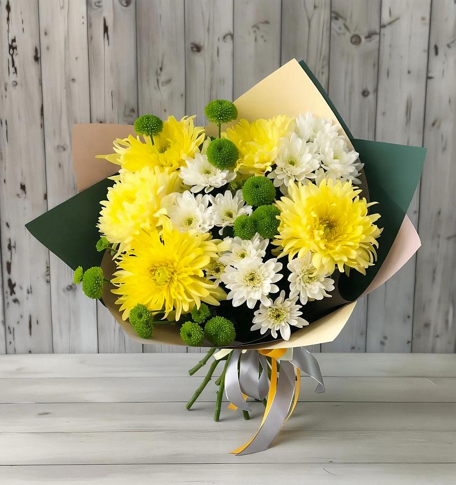 Букет цветов из: Хризантемы в Александрийской Ставропольского края
