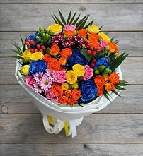 Букет цветов из:  Розы и Хризантемы #REPLACE_PRED# Александрийской Ставропольского края