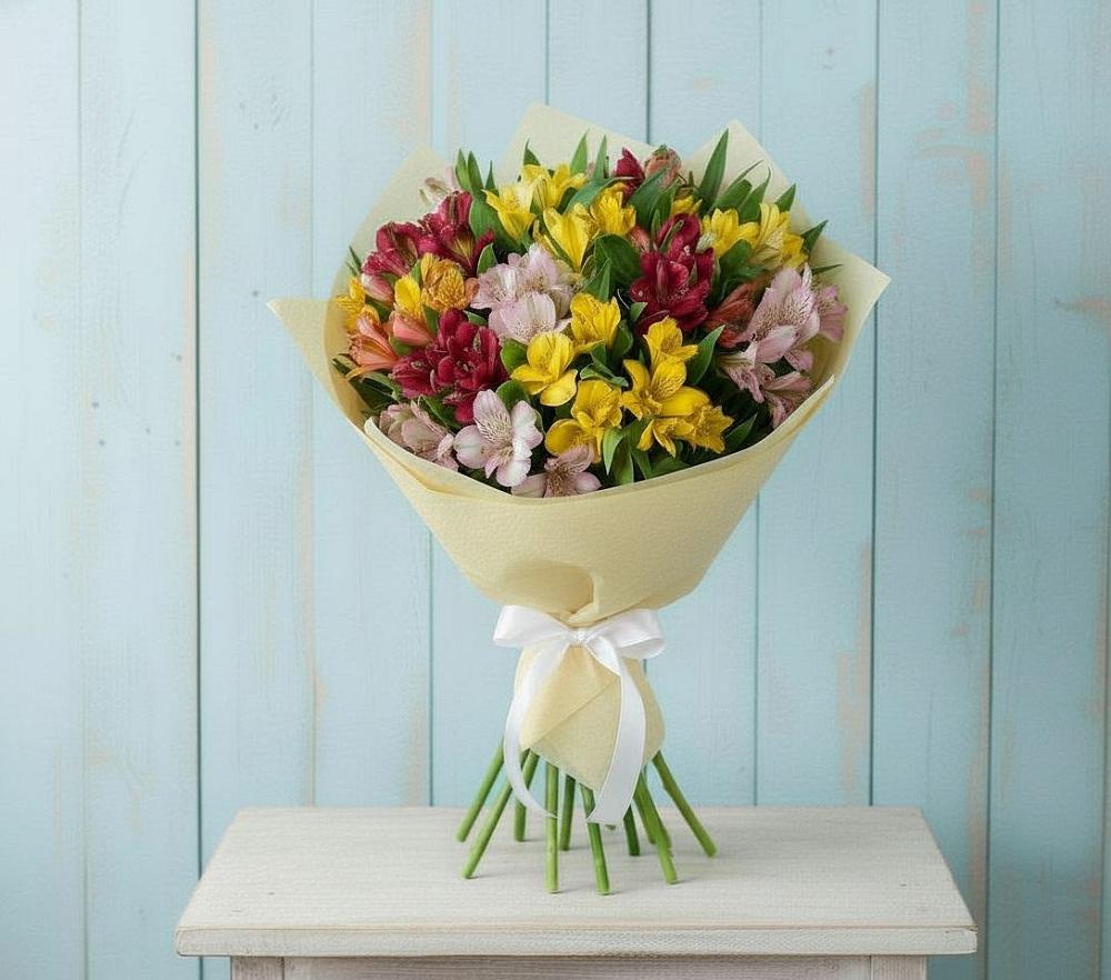 Букет цветов из: Альстромерии в Александрийской Ставропольского края