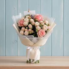 Букет цветов из:  Розы #REPLACE_PRED# Александрийской Ставропольского края