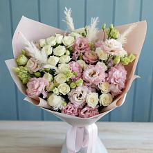 Букет цветов из:  Альстромерии и Розы в Александрийской Ставропольского края